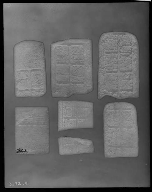 Stela 6 and Fragments of 12 - 15