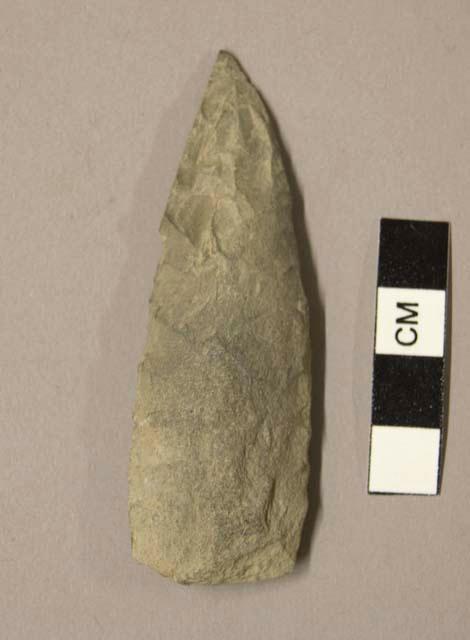 Chipped stone biface, triangular