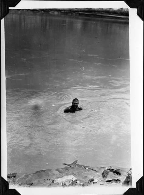 Bath in the Colorado River, off Spanish Bottom