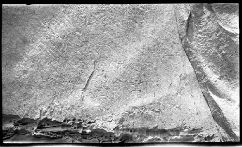 Petroglyph with names and dates