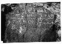 Pictographs-North across cut, facing south