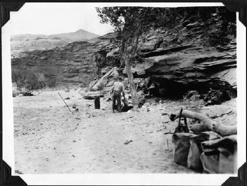 Camp at the "Pools"- Poison Spring, July 8th.