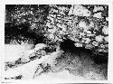 Photo of Kiva; showing "channel" built on fill in cist