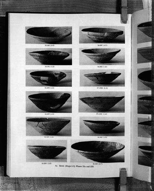 Bowls, used as part of exhibit in room 52, April 1966.