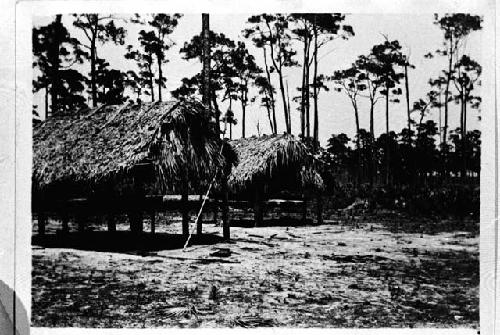 Seminole Indian houses