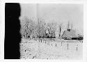 Frost and farm buildings near Cortez