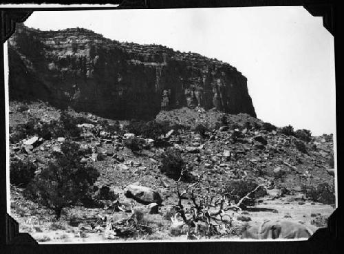 The Wingate sandstone, Waterhole Flat.