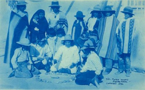 Pueblo Indians playing Patol