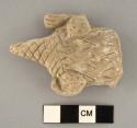 3 pottery crocodile bodies: Len 6.5 cm