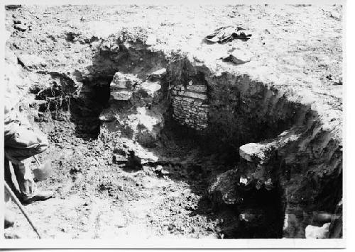 Kiva 2, partially excavated