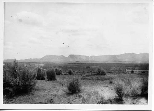 Photo of Mesa Verde from the Cortez Road