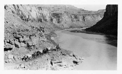 River and trail landscape