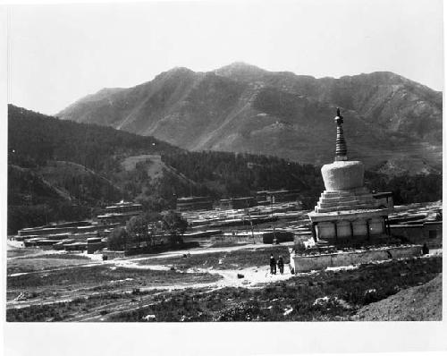 Great white stupa