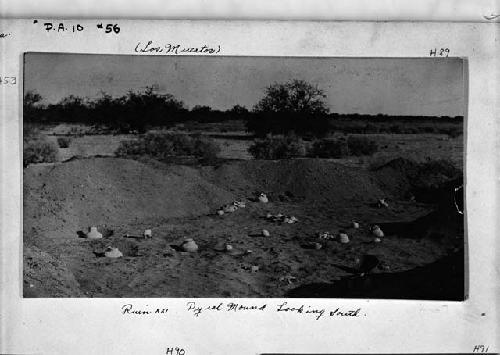 Ruin XXI - showing urns and accompanying vessels