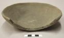 Bowl with rim sherd missing