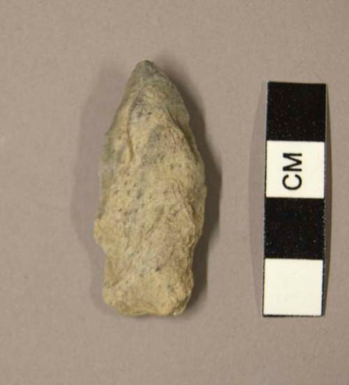 Chipped stone projectile point, stemmed