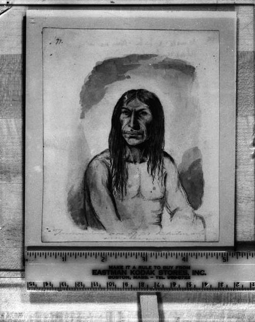 To-Ma-Kus -- Watercolor by Paul Kane, 1845