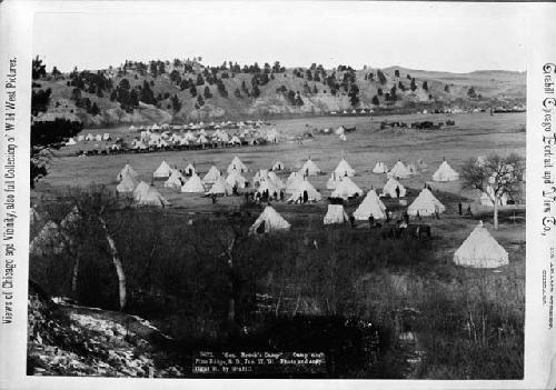 General Brook's camp near Pine River, South Dakota