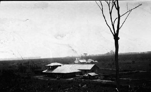 Station, ice-plant, and fields, from hotel