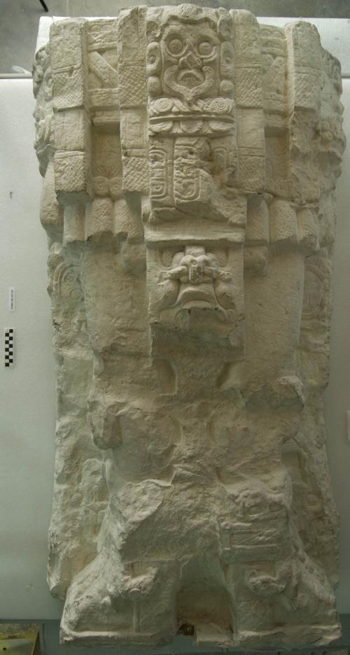 Cast of part of Stela I, Bottom of figure