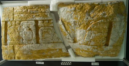 Cast of part of Altar of Stela I, glyph i