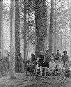Group portrait; whole expedition staff; sitting in Homoak: Robert Gardner, Jan B