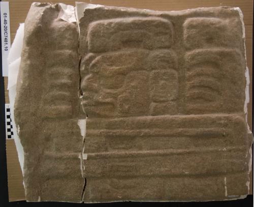 Cast of part of Stela C, Quirigua; west, ISIG