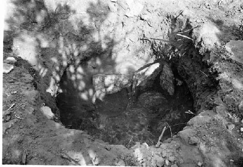 Pit Southwest of Kiva 2, excavated.