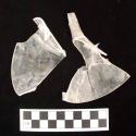 Glass stemware fragment