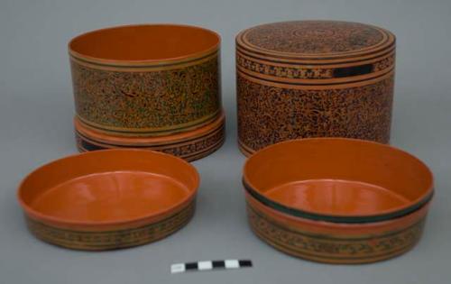 Lacquer ware betel box