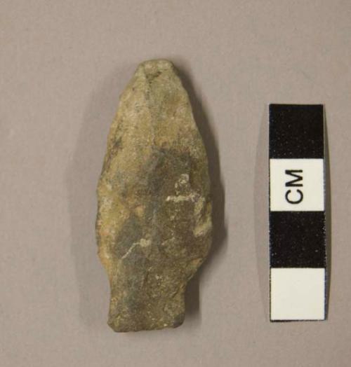 Chipped stone biface, stemmed