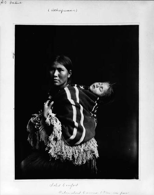 Navajo Woman and Child - "Solid Comfort"