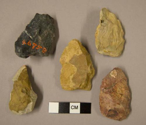 Chipped stone, edged tools, bifaces