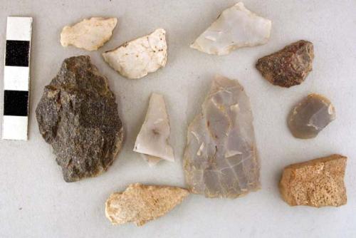 Points, stone chips