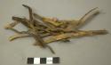 Wood fragments, possibly parts of a basket.