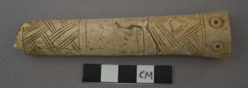 Large bone, incised