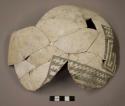 Large black & white olla (fragmentary)