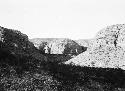 Typical Hueco Mountain escarpment