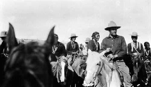 Riders from A. V. Kidder's 1912 expedition