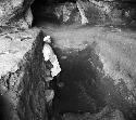 Excavation of Ashakar cave sites, Cave 3 interior,