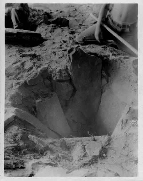 Cist 1 in background; Cist 2 in foreground