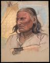 "Calf Child. War Chief of the Blackfeet."