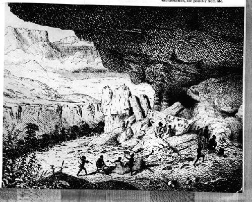 Illustration from book, Rock Art from South Africa by A.R. Wilcox