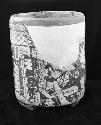 Yojoa polychrome pottery vase, Mayoid type (restored)