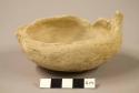 Plain pottery bowl