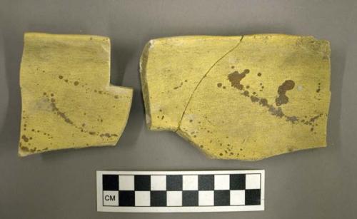 Restorable San Bernardino yellow potsherd