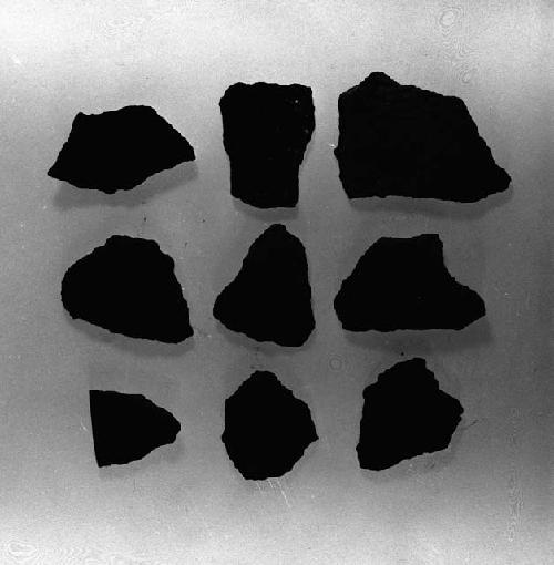 9 potsherds