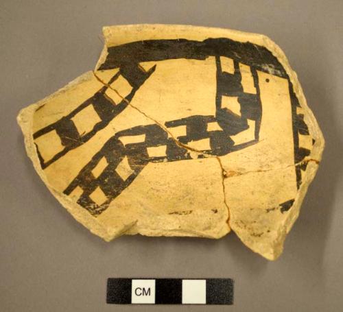 Restored potsherd