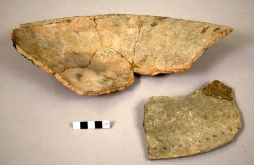 Restored fragment of perforated rim dish