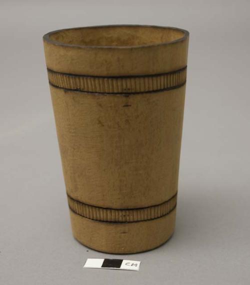 Large wooden tumbler